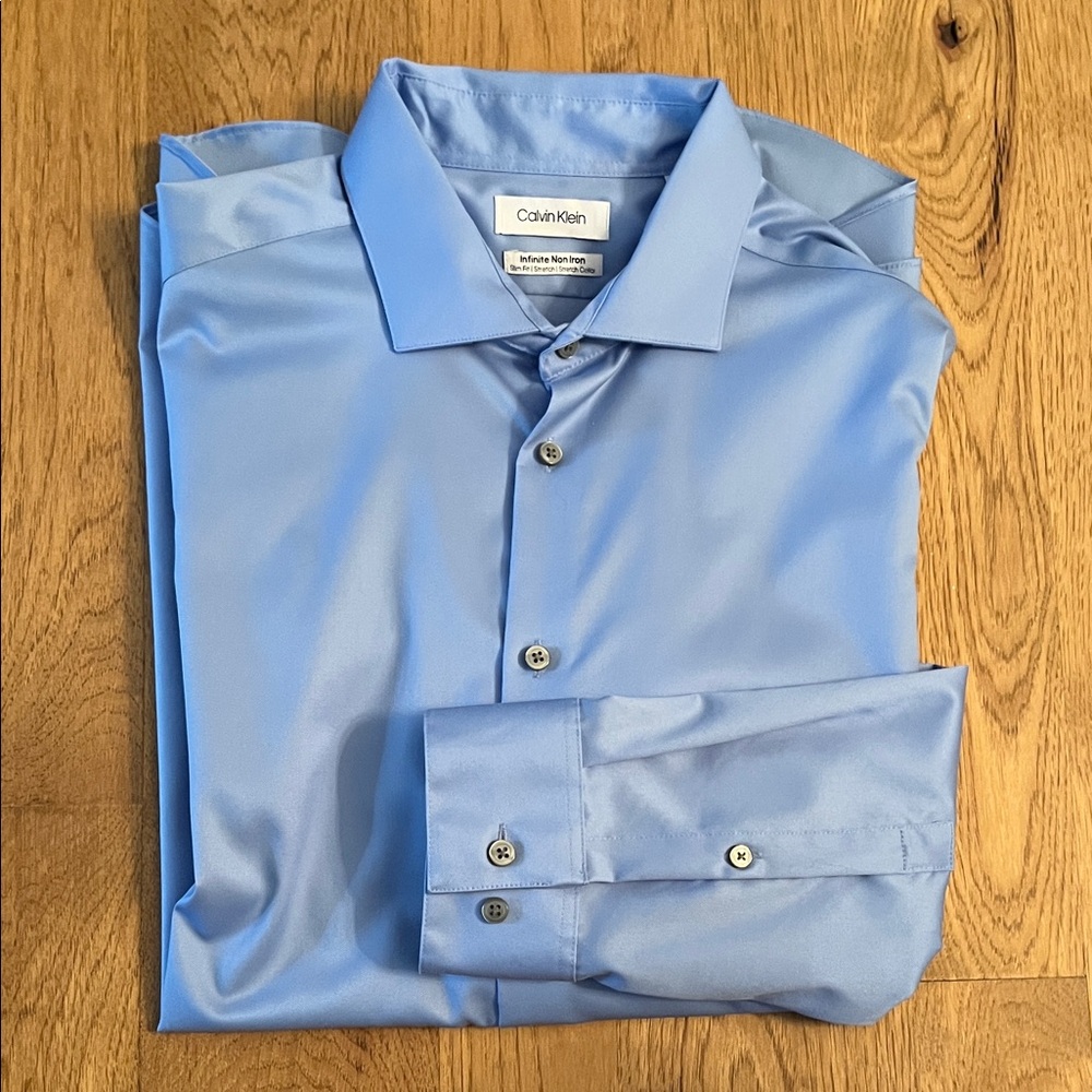 Calvin Klein Infinite Non Iron Slim Fit Stretch Dress Shirt